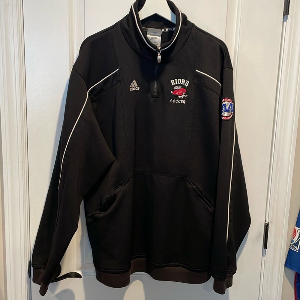 Adidas Rider University Vintage Soccer Jacket.